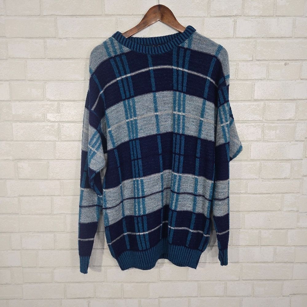 Jersild vintage plaid print sweater
